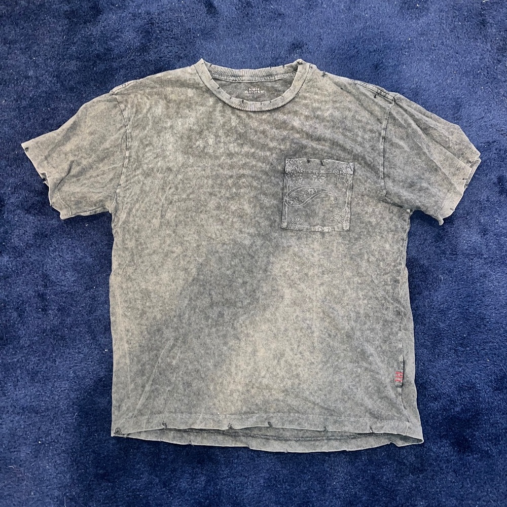 BDG by Urban Outfitters Washed/Distressed Black T-Shirt, Size M
